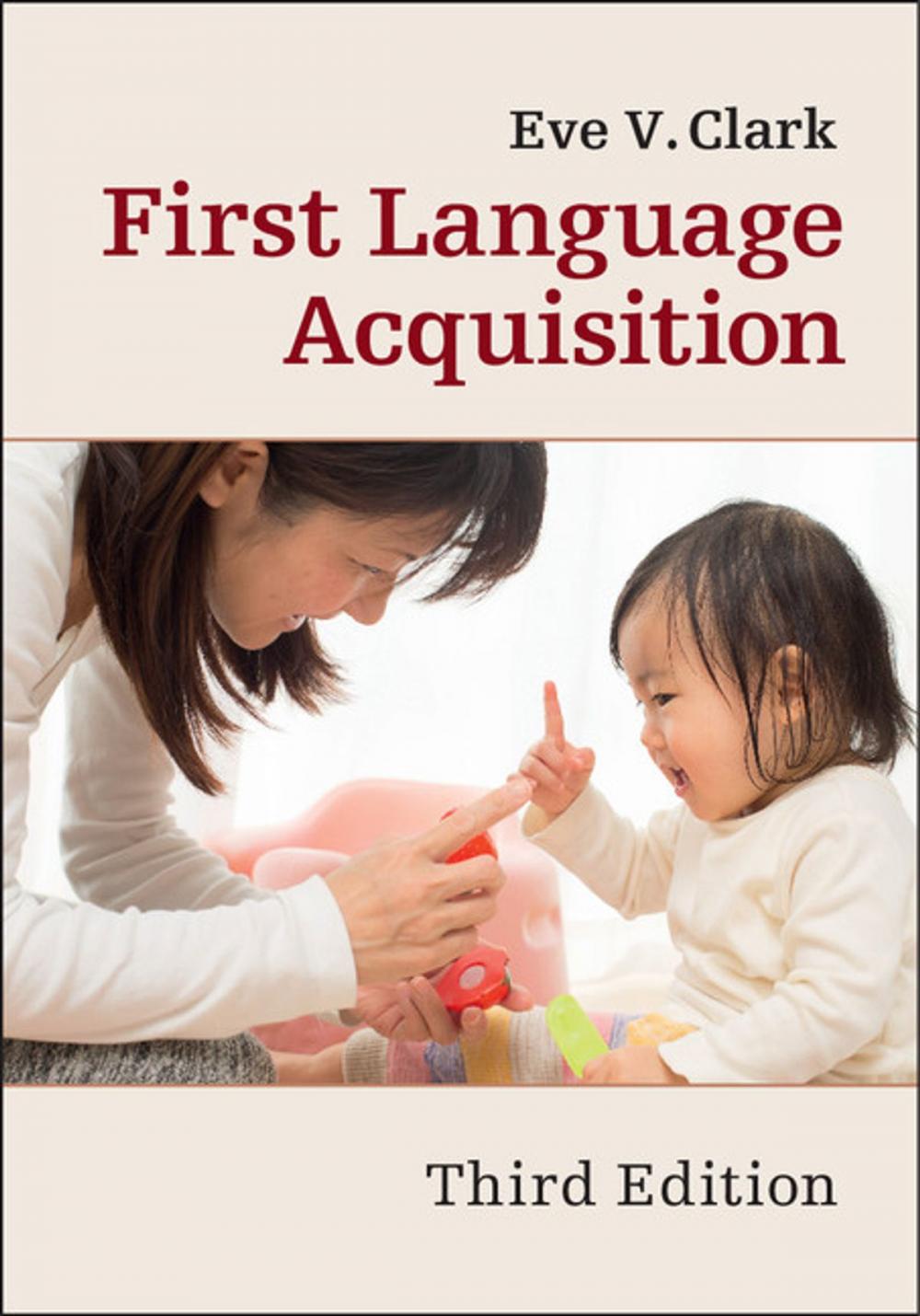 Big bigCover of First Language Acquisition