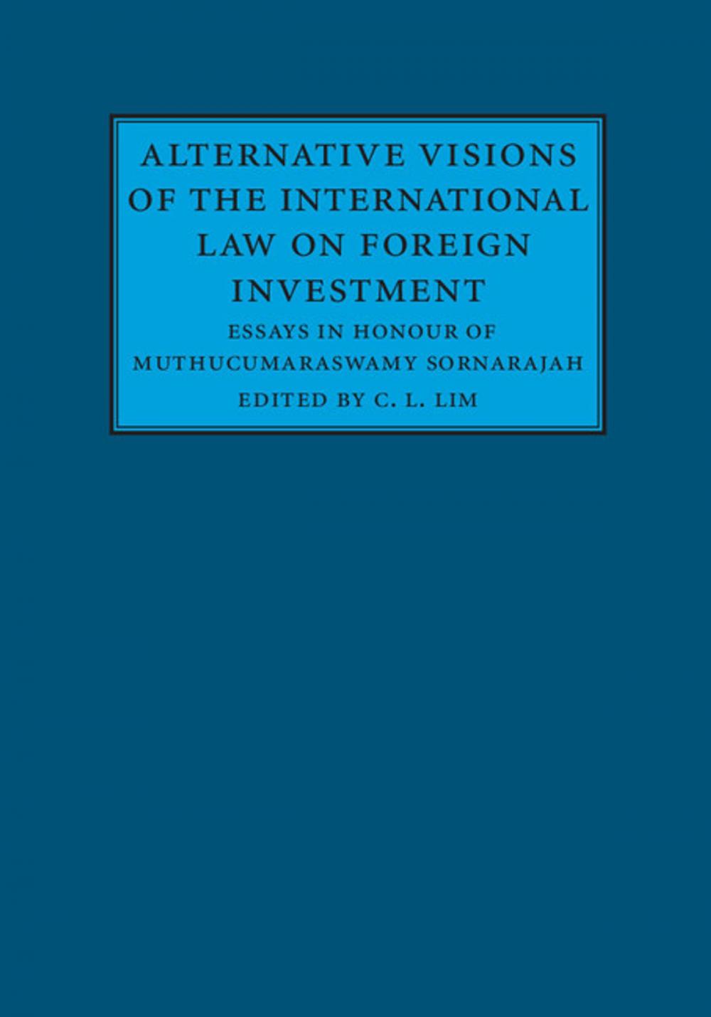 Big bigCover of Alternative Visions of the International Law on Foreign Investment