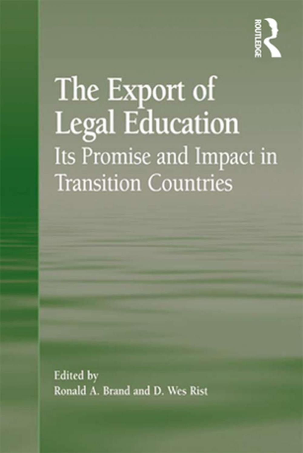 Big bigCover of The Export of Legal Education