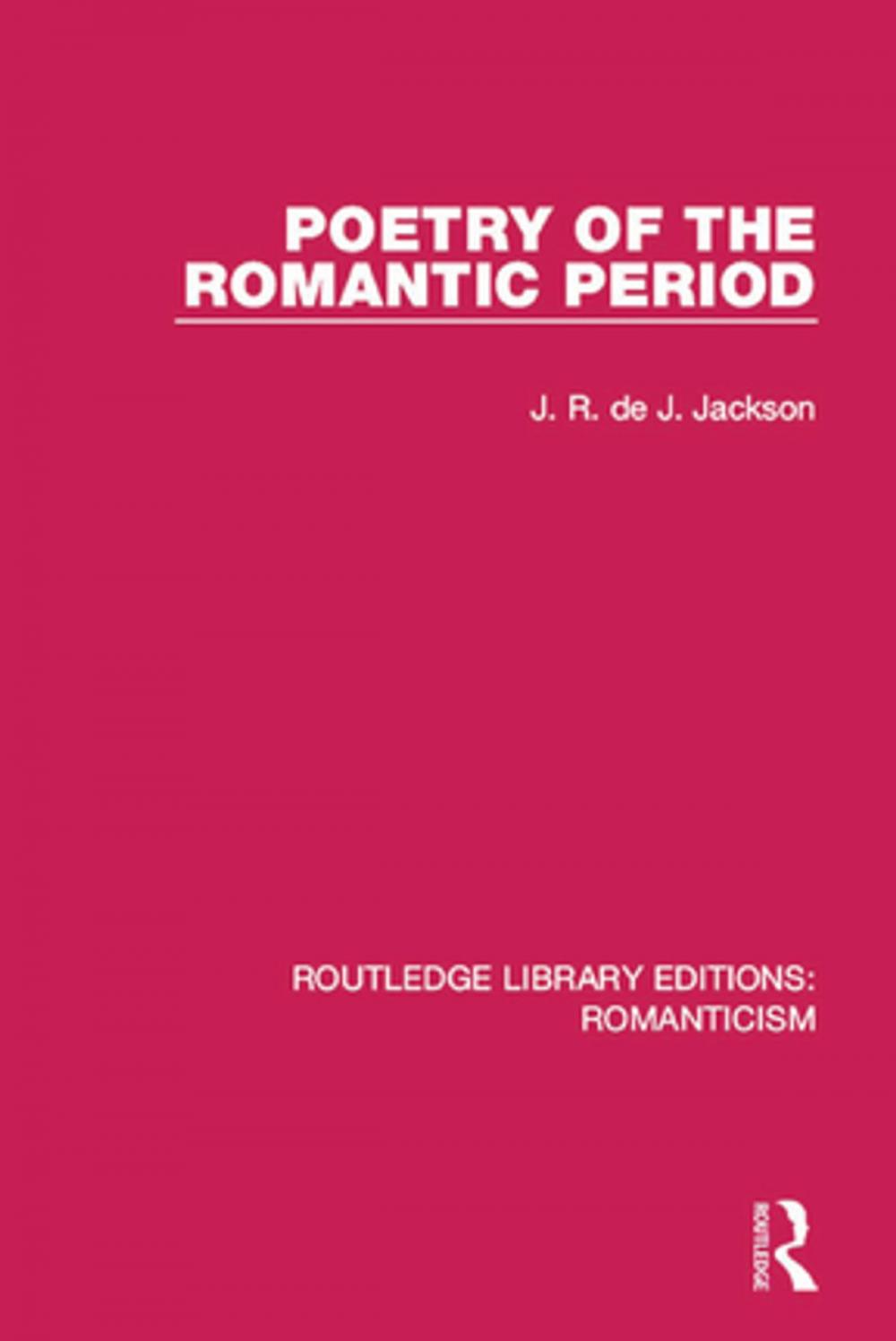 Big bigCover of Poetry of the Romantic Period