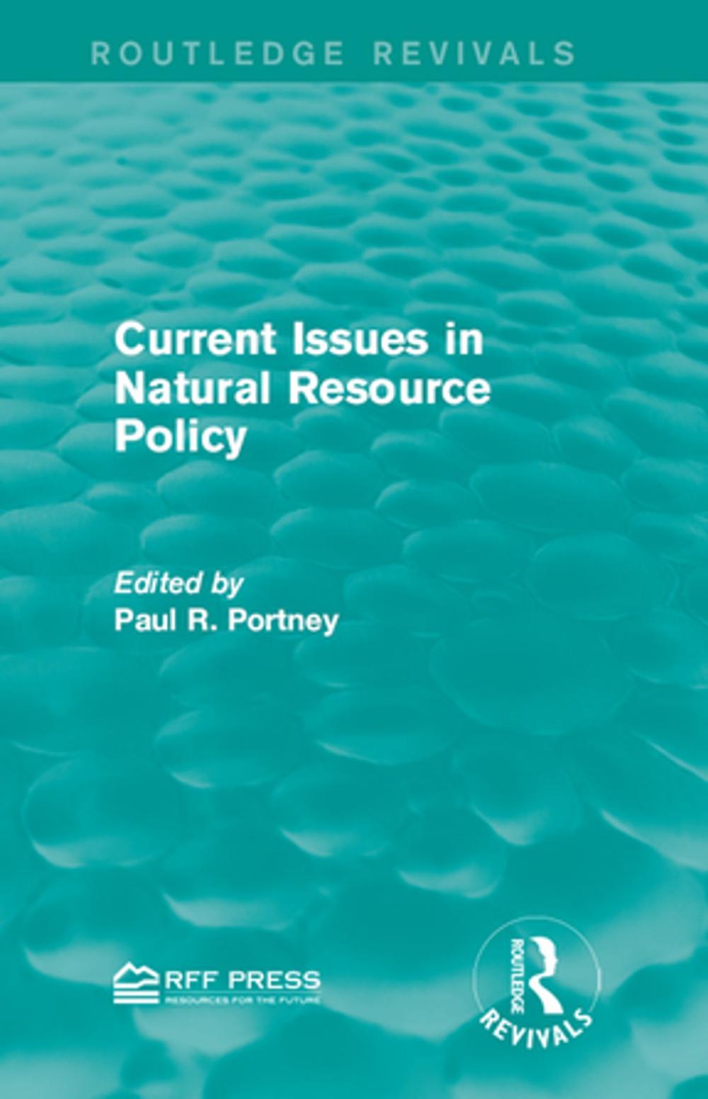 Big bigCover of Current Issues in Natural Resource Policy