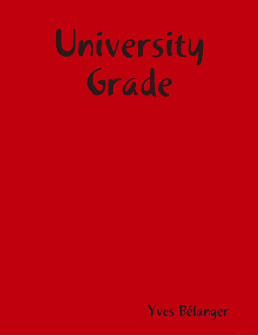 Big bigCover of University Grade