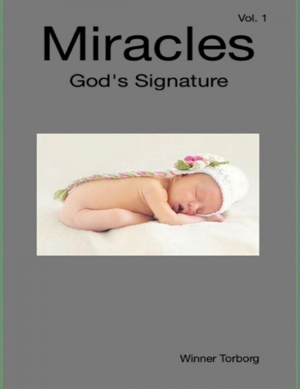 Big bigCover of Miracles: God's Signature