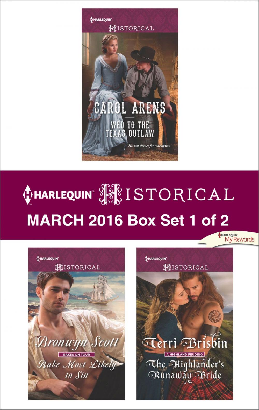 Big bigCover of Harlequin Historical March 2016 - Box Set 1 of 2