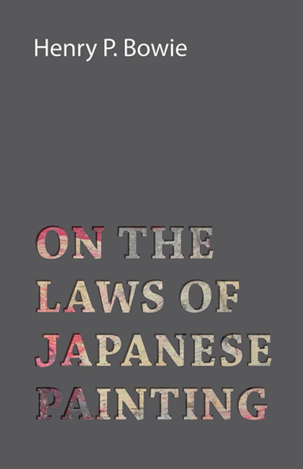 Big bigCover of On The Laws Of Japanese Painting