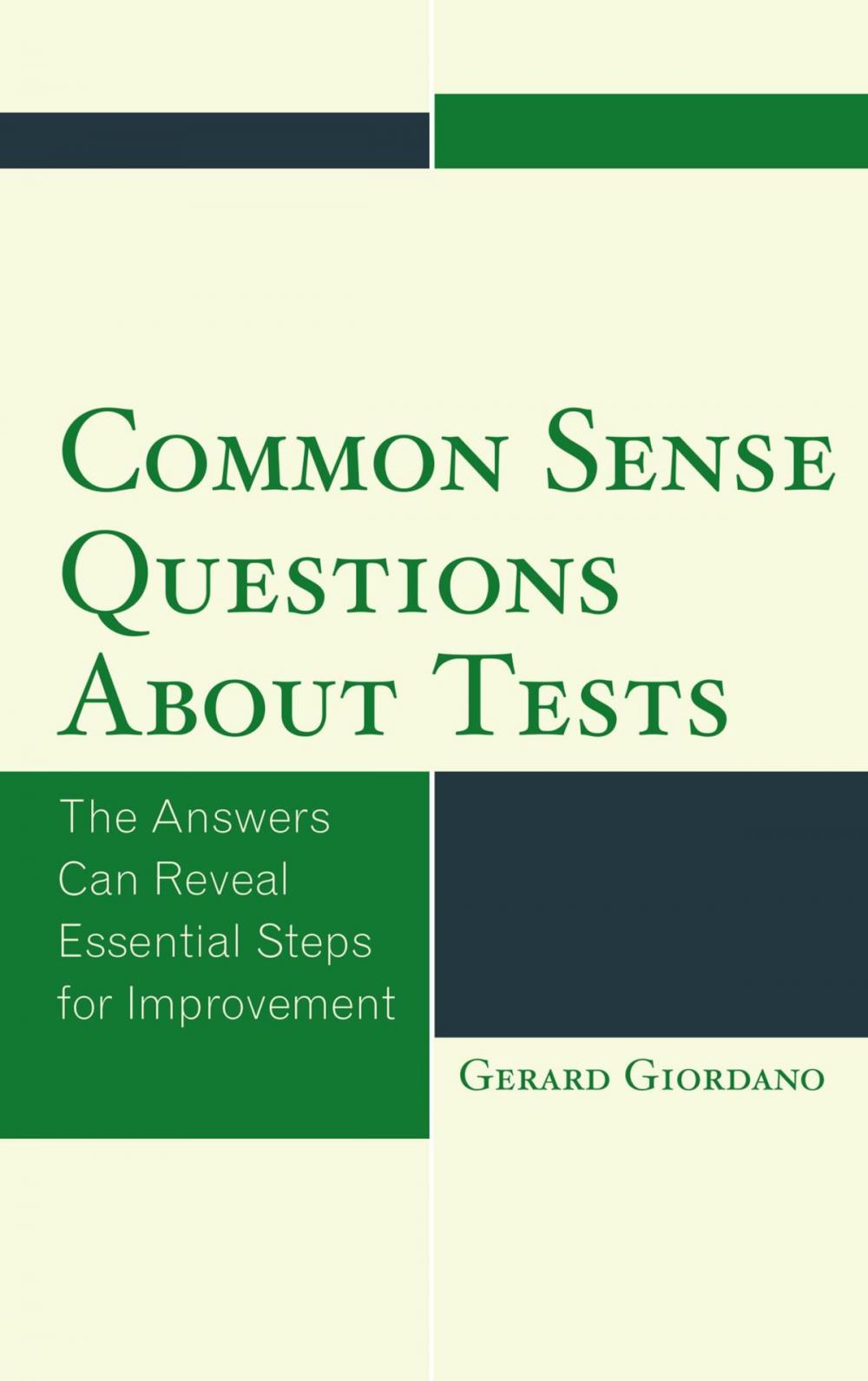 Big bigCover of Common Sense Questions about Tests