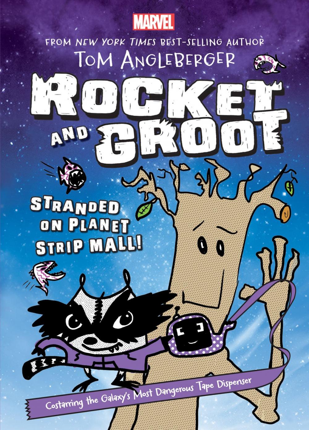 Big bigCover of Rocket and Groot: Stranded on Planet Strip Mall!