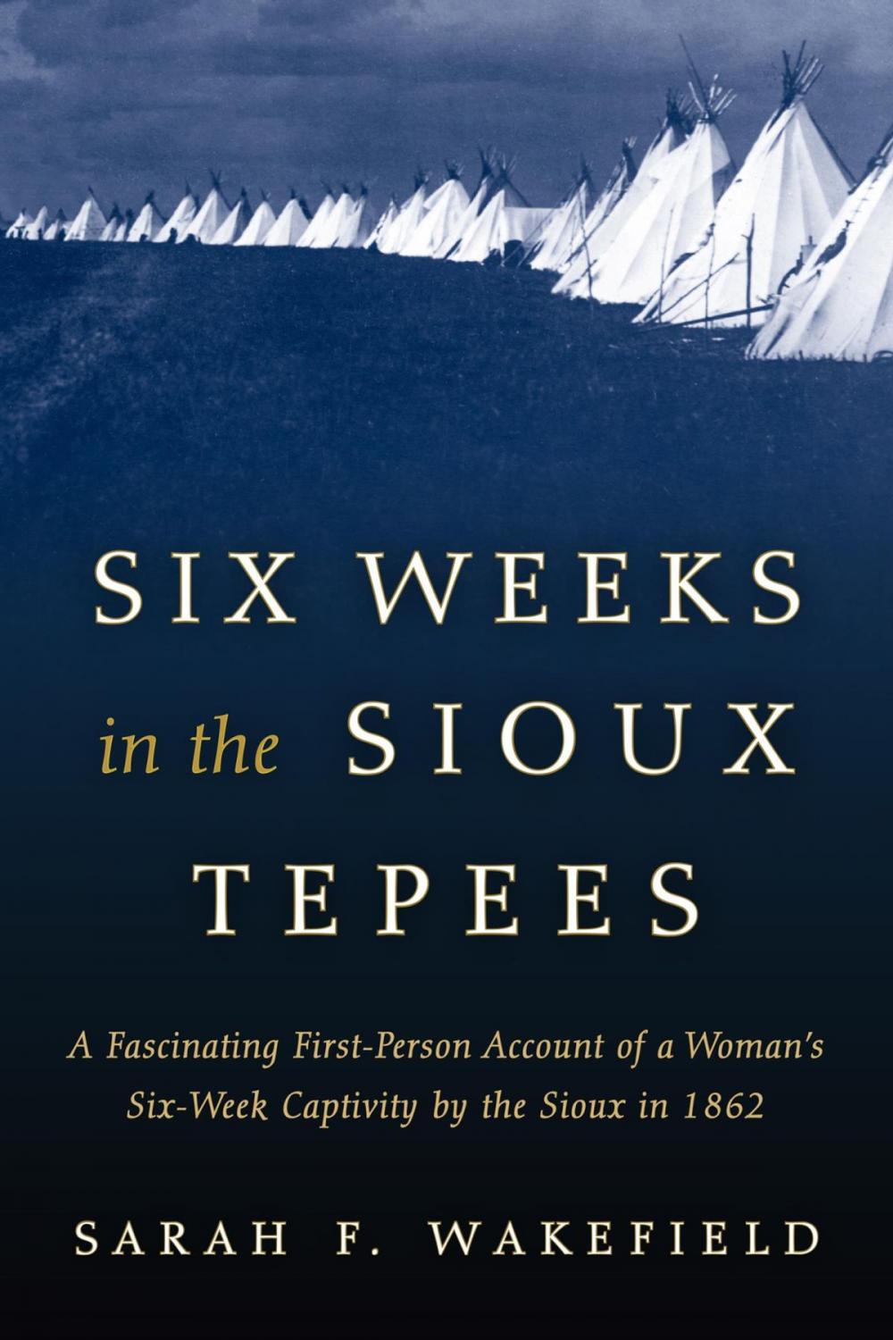 Big bigCover of Six Weeks in the Sioux Tepees