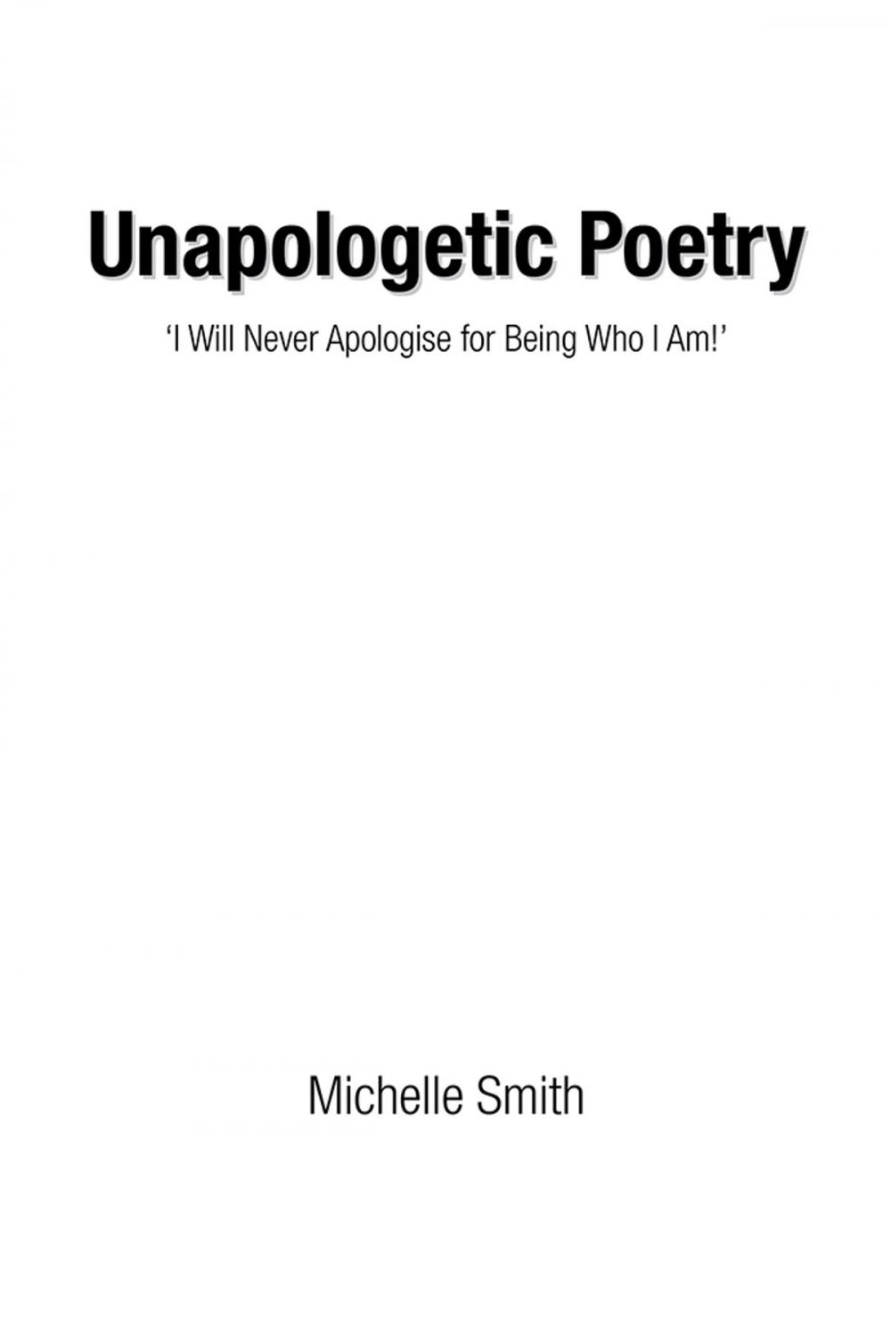 Big bigCover of Unapologetic Poetry