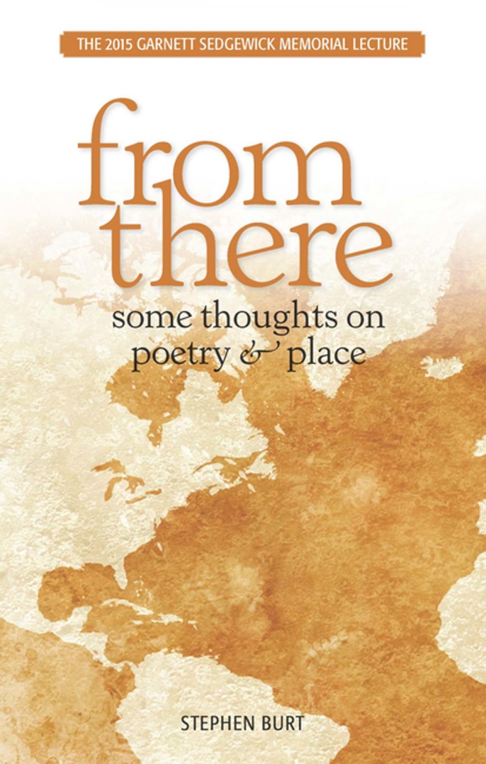 Big bigCover of From There: Some Thoughts on Poetry & Place