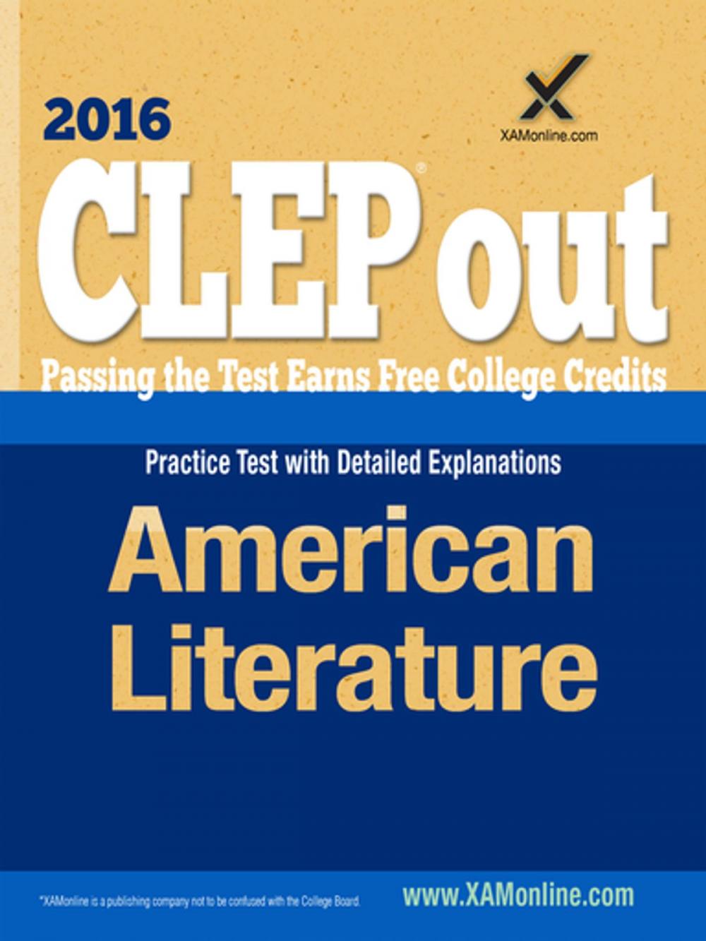 Big bigCover of CLEP American Literature