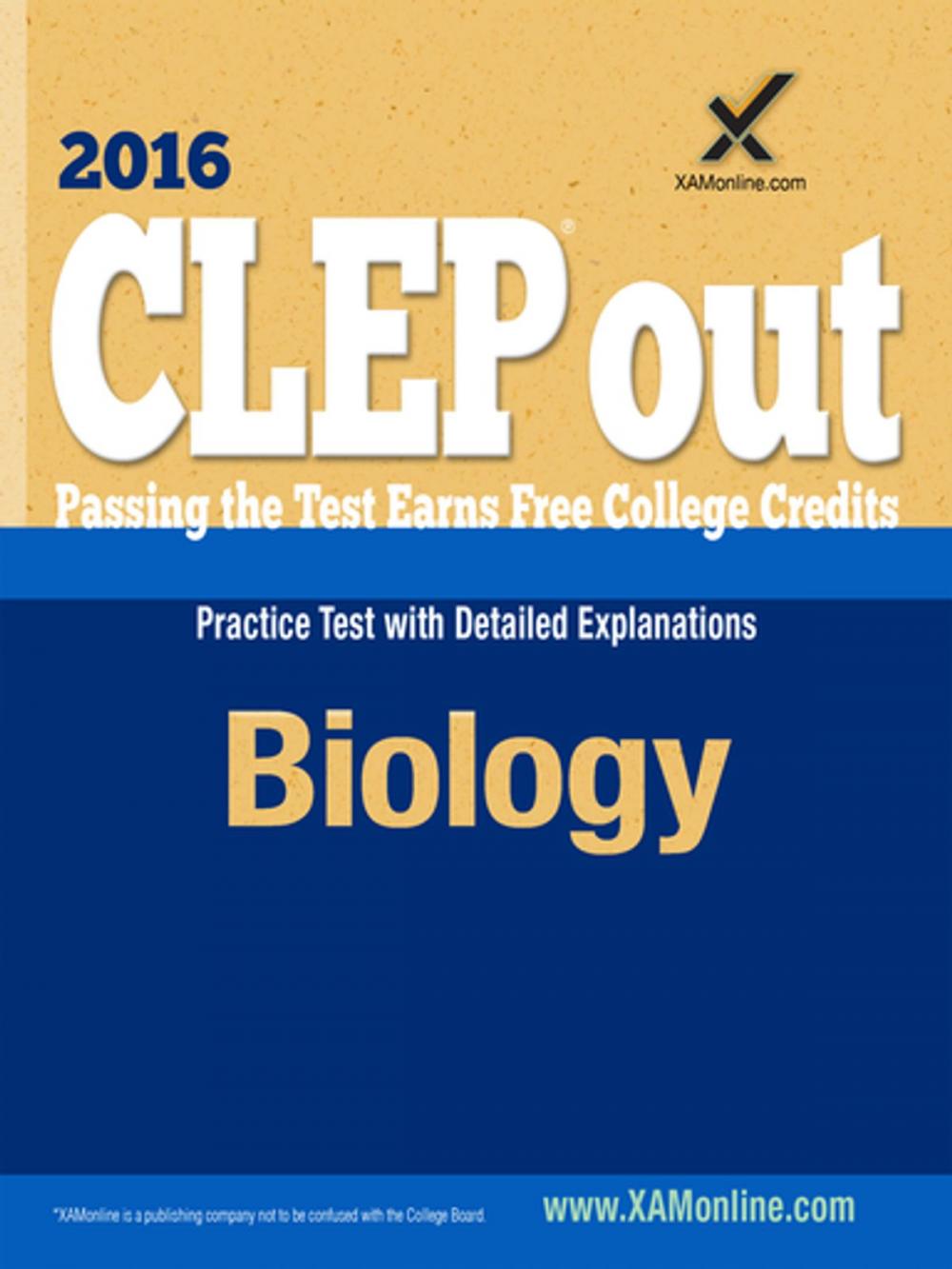 Big bigCover of CLEP Biology