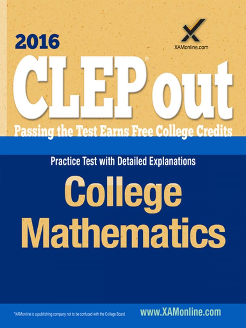 Big bigCover of CLEP College Mathematics