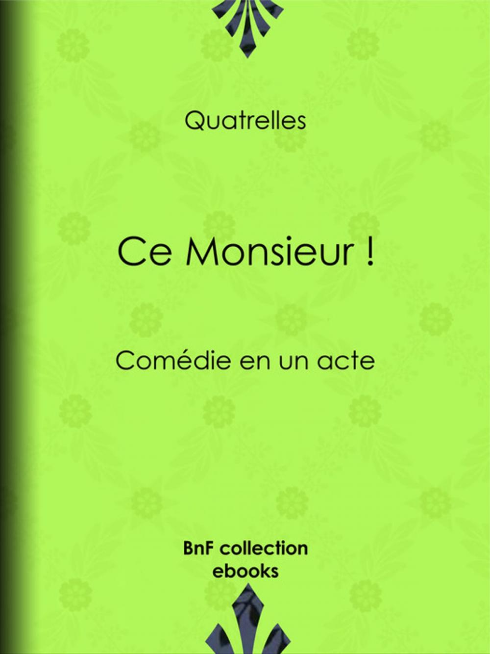 Big bigCover of Ce Monsieur !