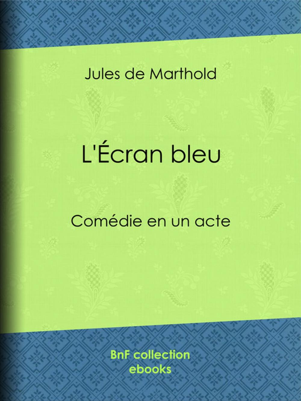 Big bigCover of L'Écran bleu