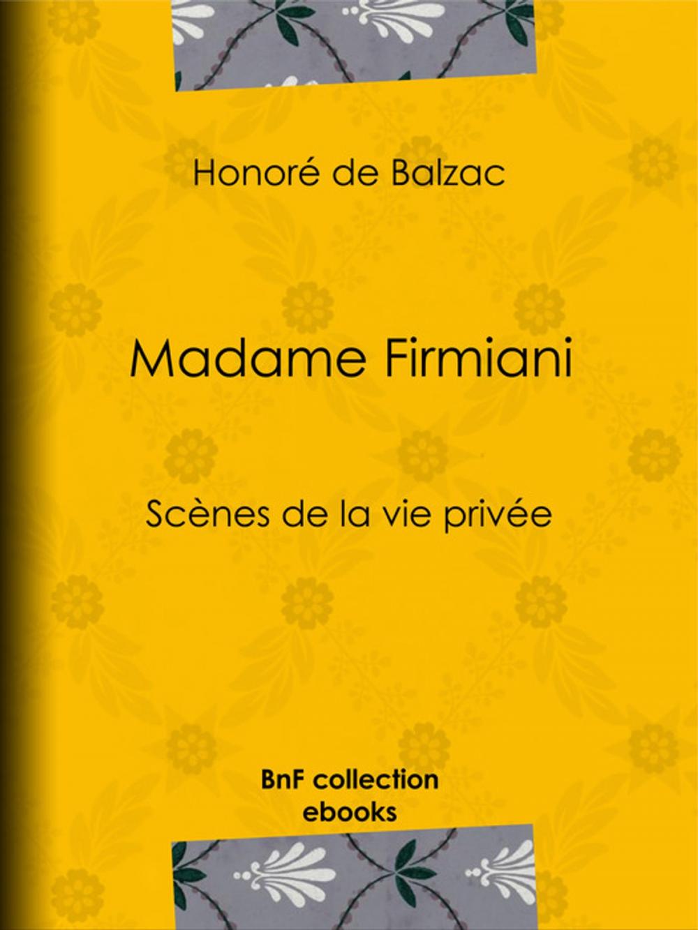 Big bigCover of Madame Firmiani