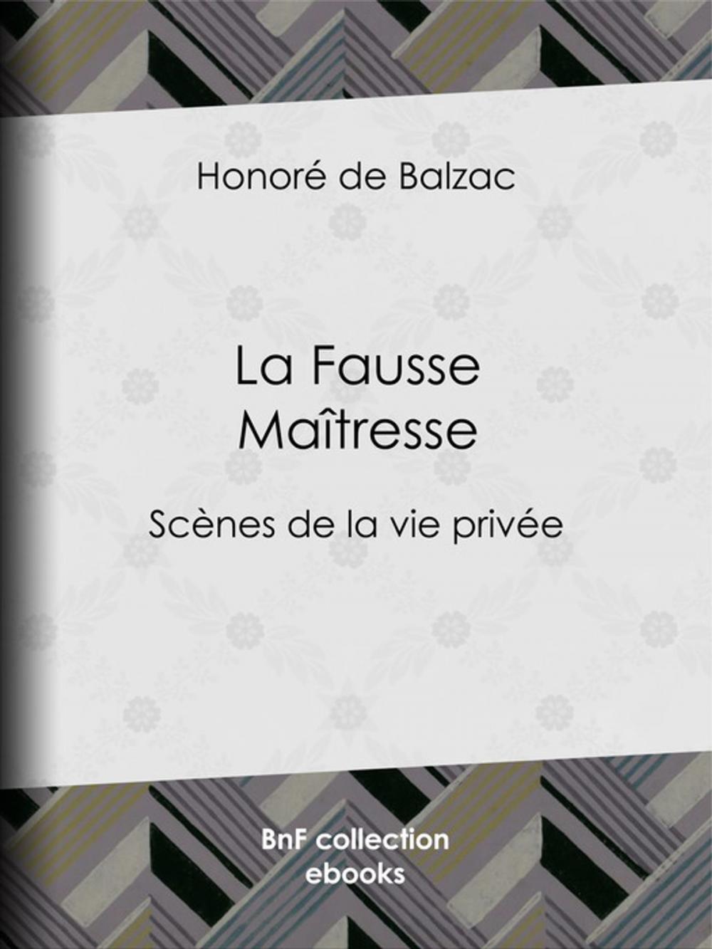 Big bigCover of La Fausse Maîtresse