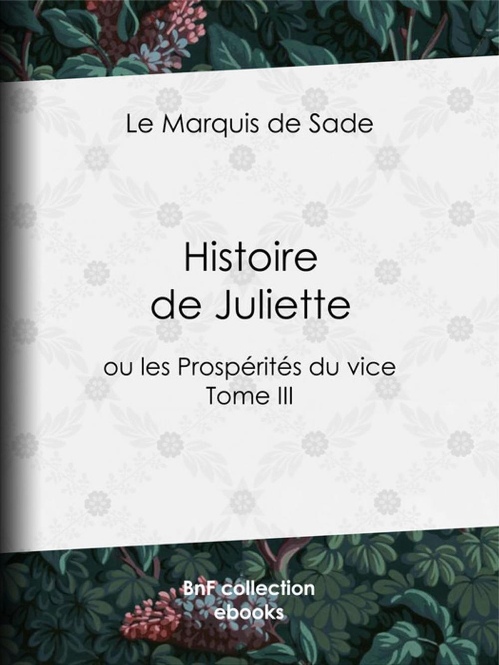 Big bigCover of Histoire de Juliette