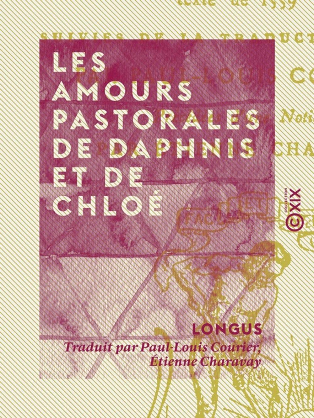 Big bigCover of Les Amours pastorales de Daphnis et de Chloé