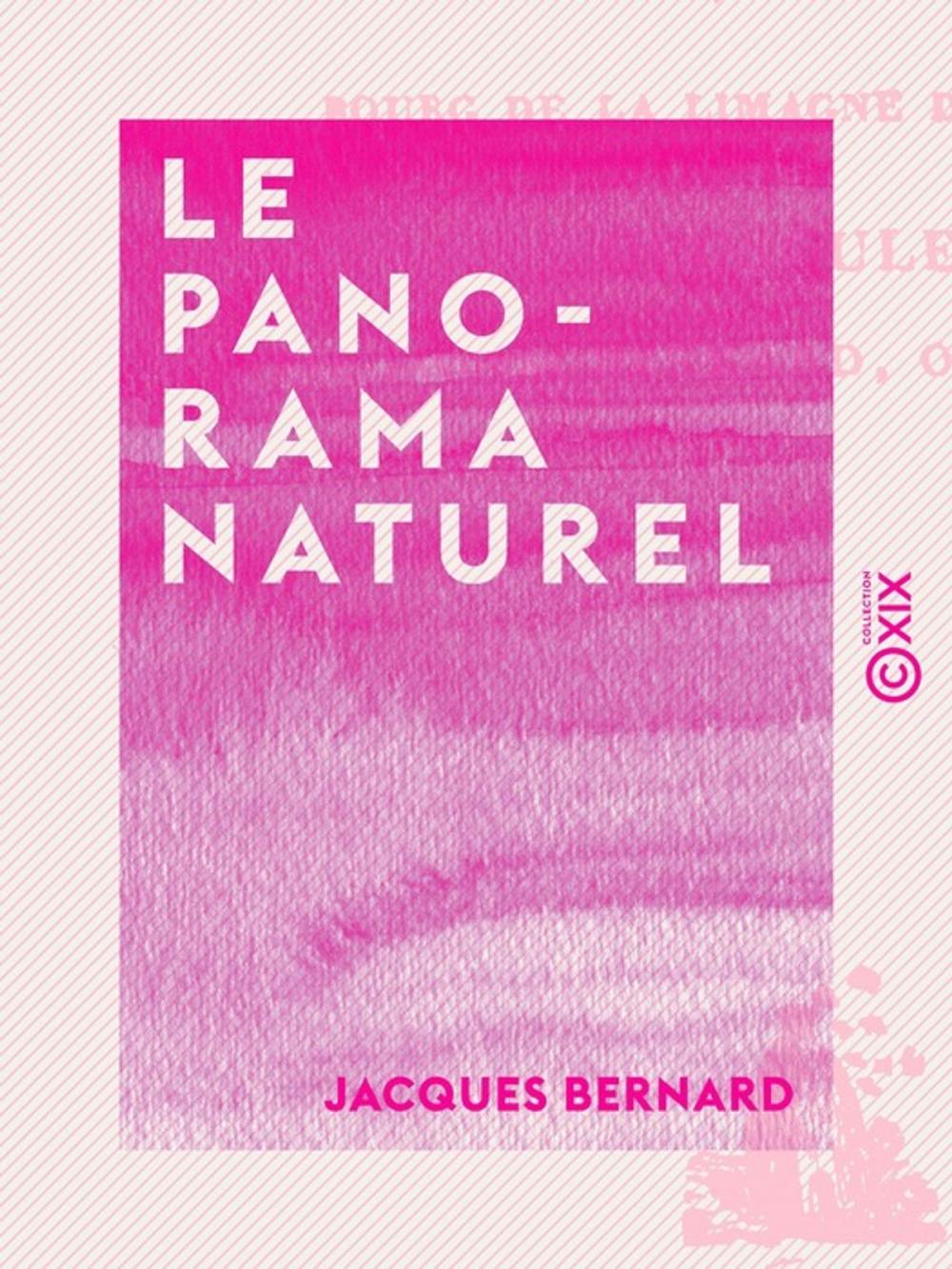 Big bigCover of Le Panorama naturel