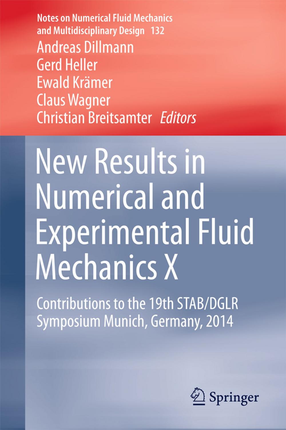 Big bigCover of New Results in Numerical and Experimental Fluid Mechanics X