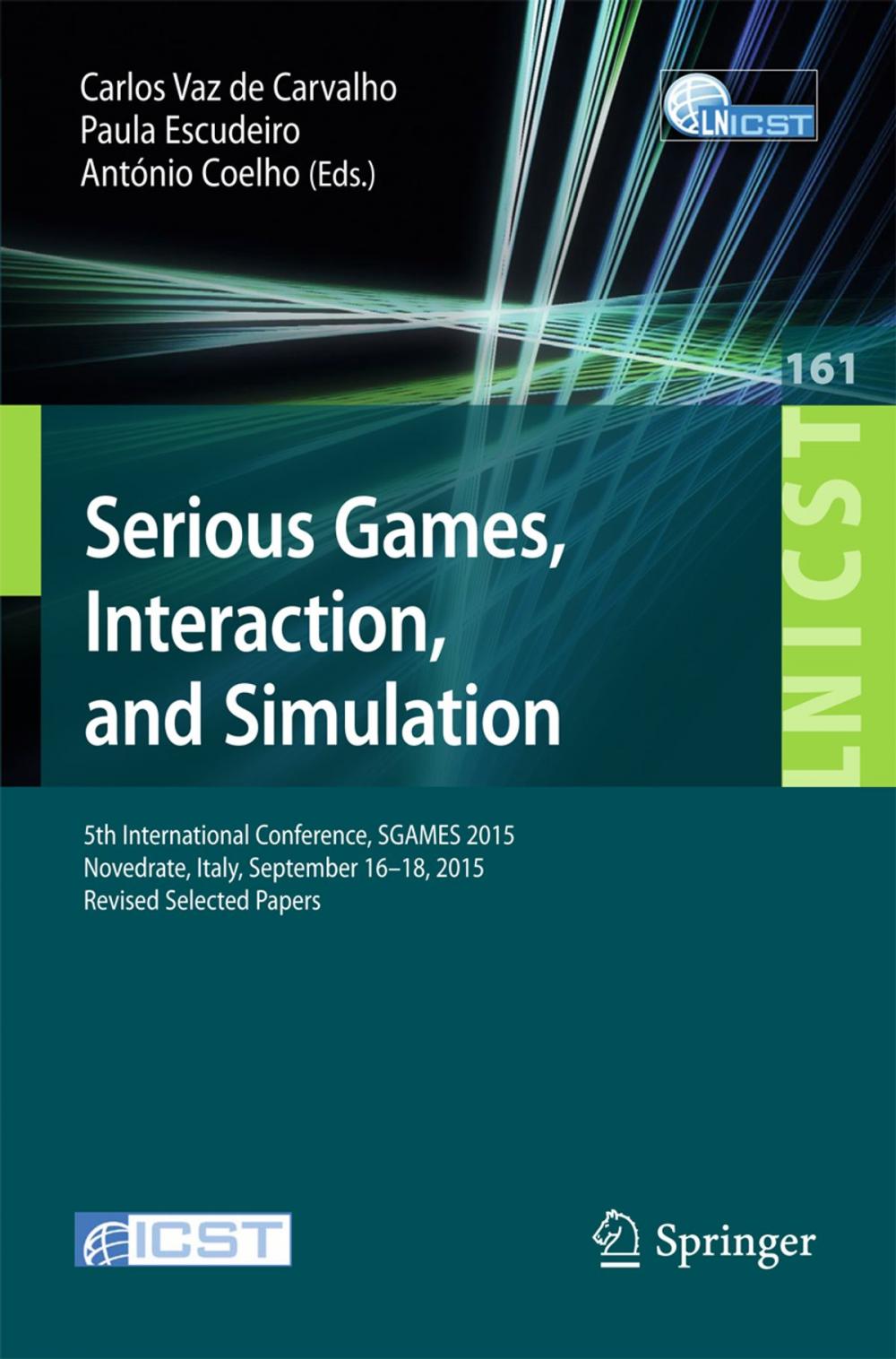 Big bigCover of Serious Games, Interaction, and Simulation