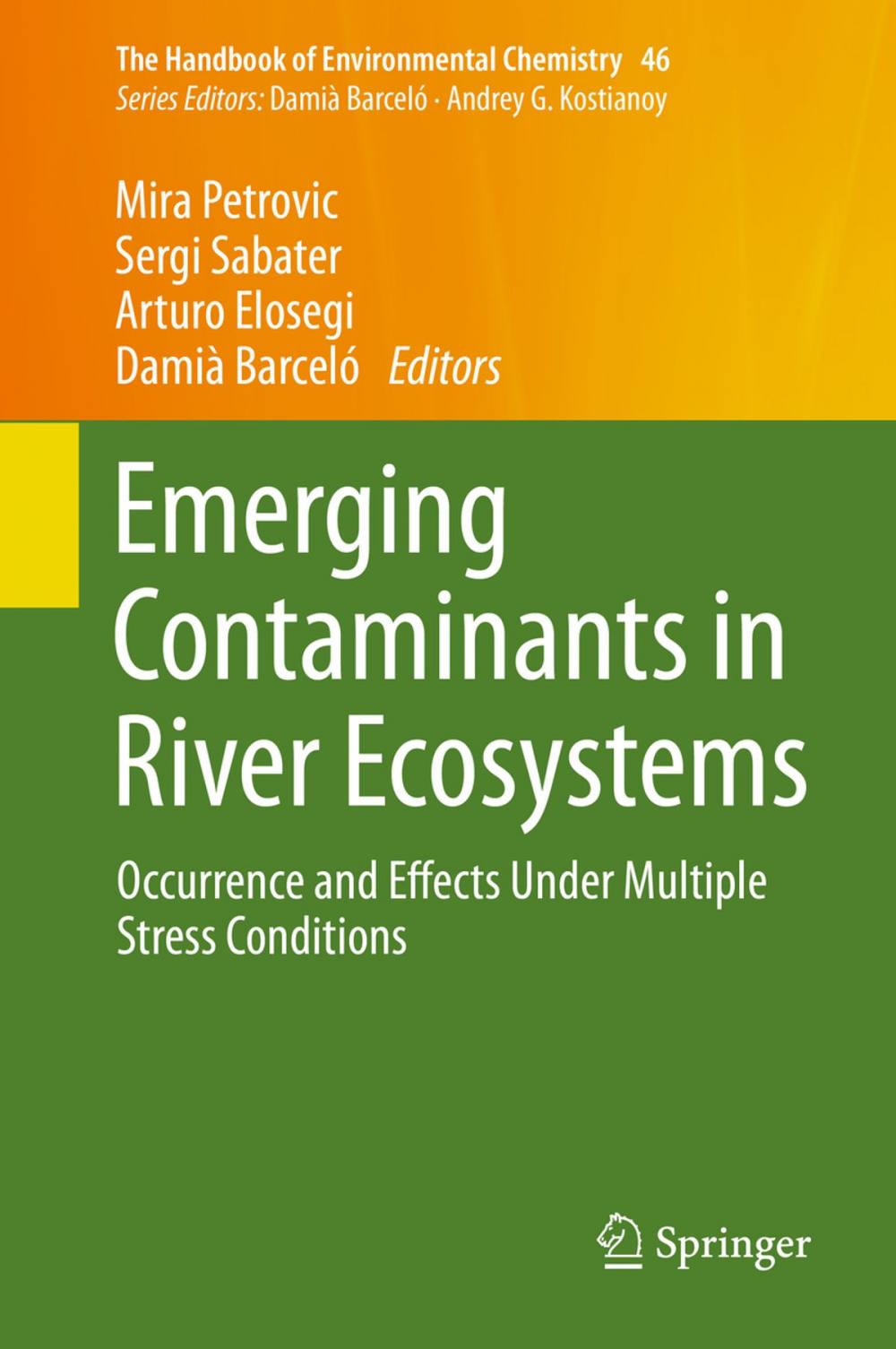 Big bigCover of Emerging Contaminants in River Ecosystems