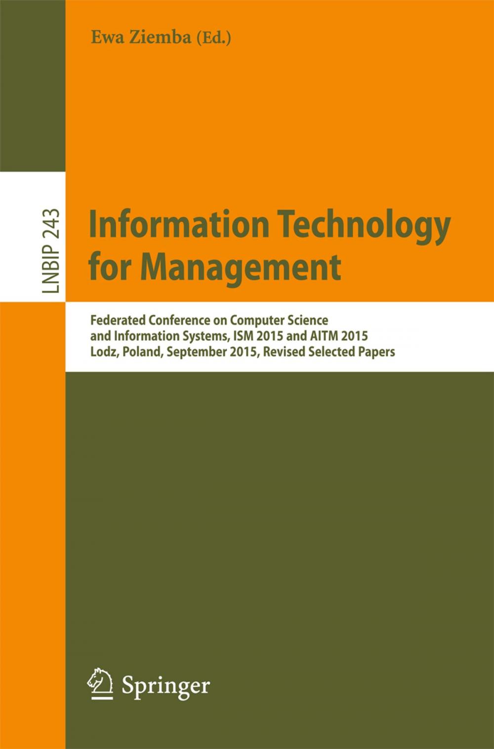 Big bigCover of Information Technology for Management