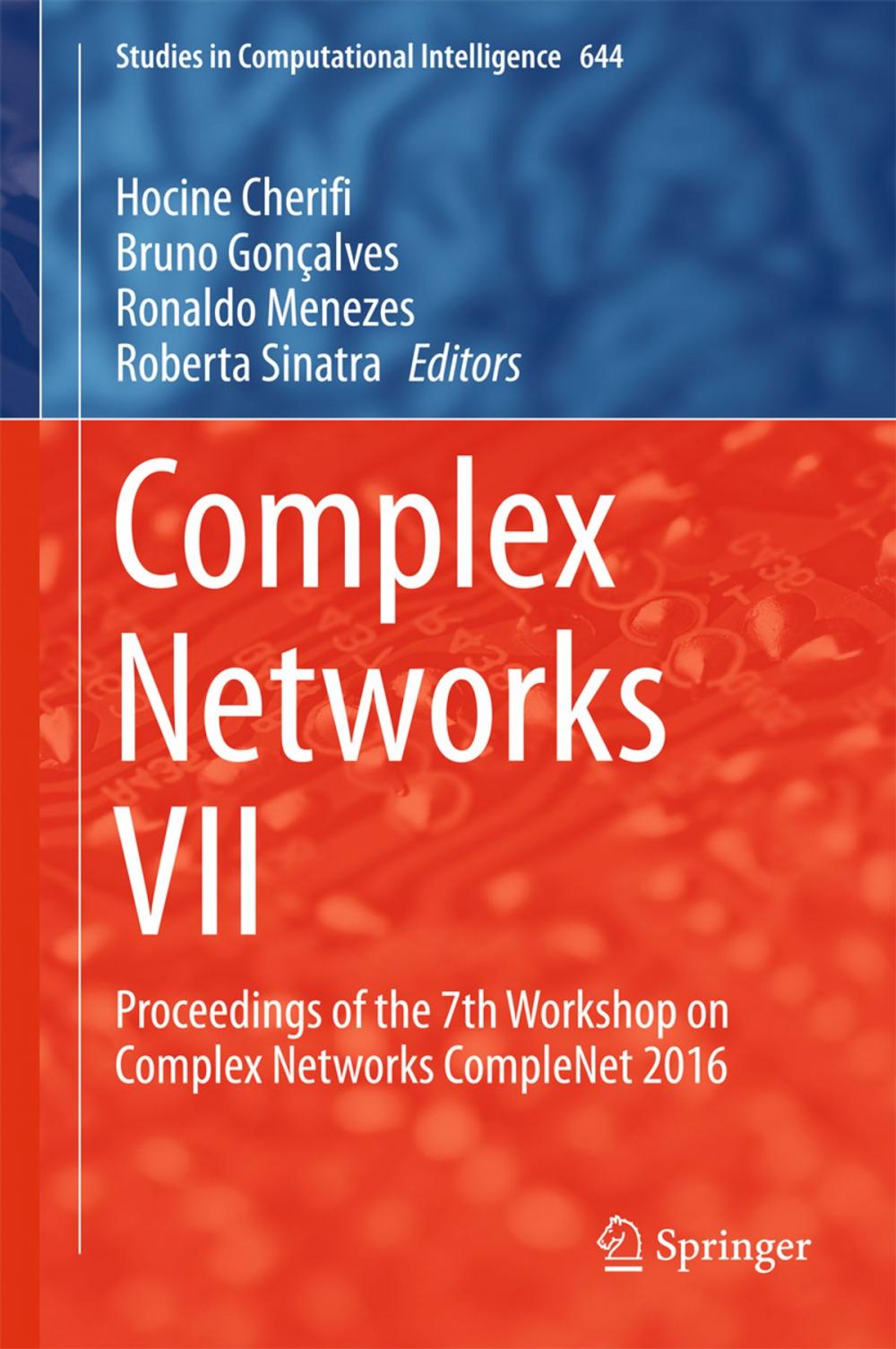 Big bigCover of Complex Networks VII