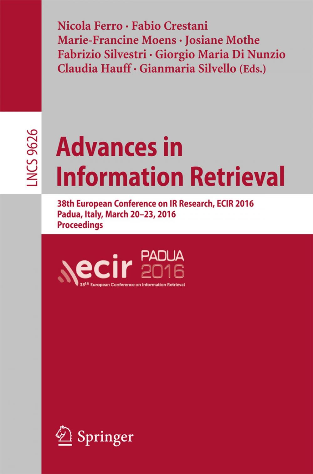 Big bigCover of Advances in Information Retrieval