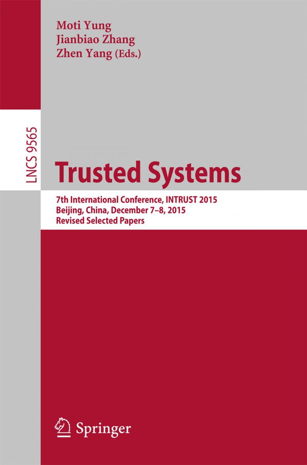 Big bigCover of Trusted Systems
