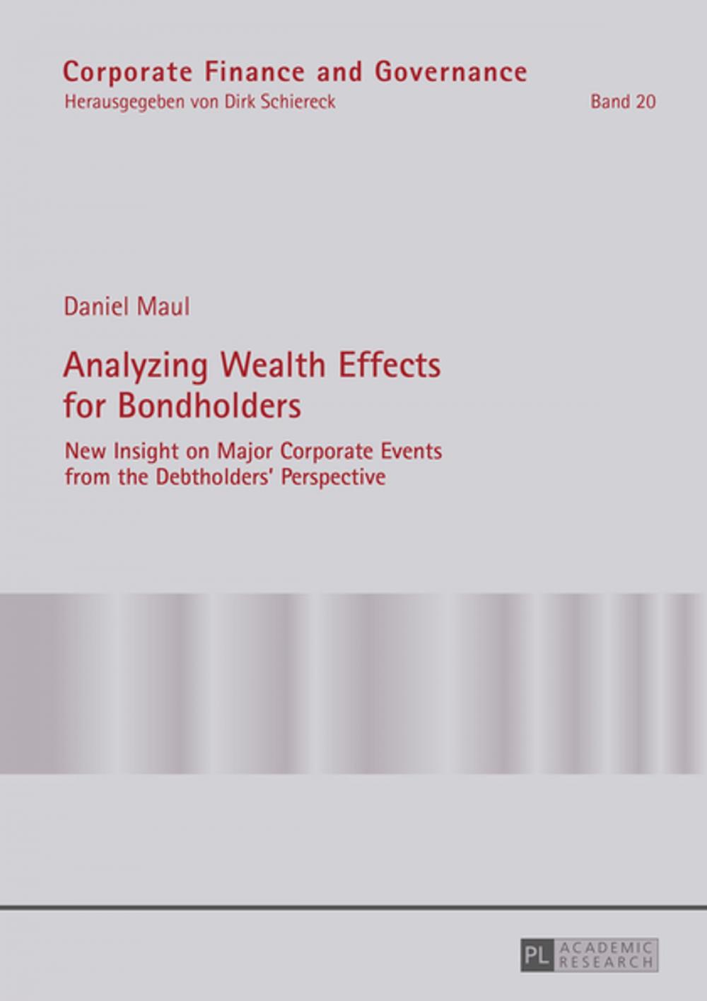 Big bigCover of Analyzing Wealth Effects for Bondholders