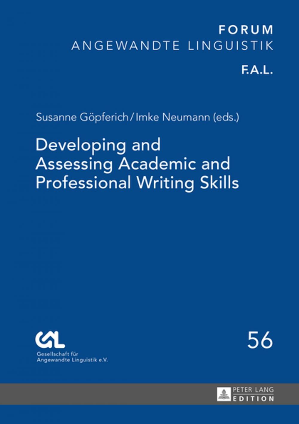 Big bigCover of Developing and Assessing Academic and Professional Writing Skills