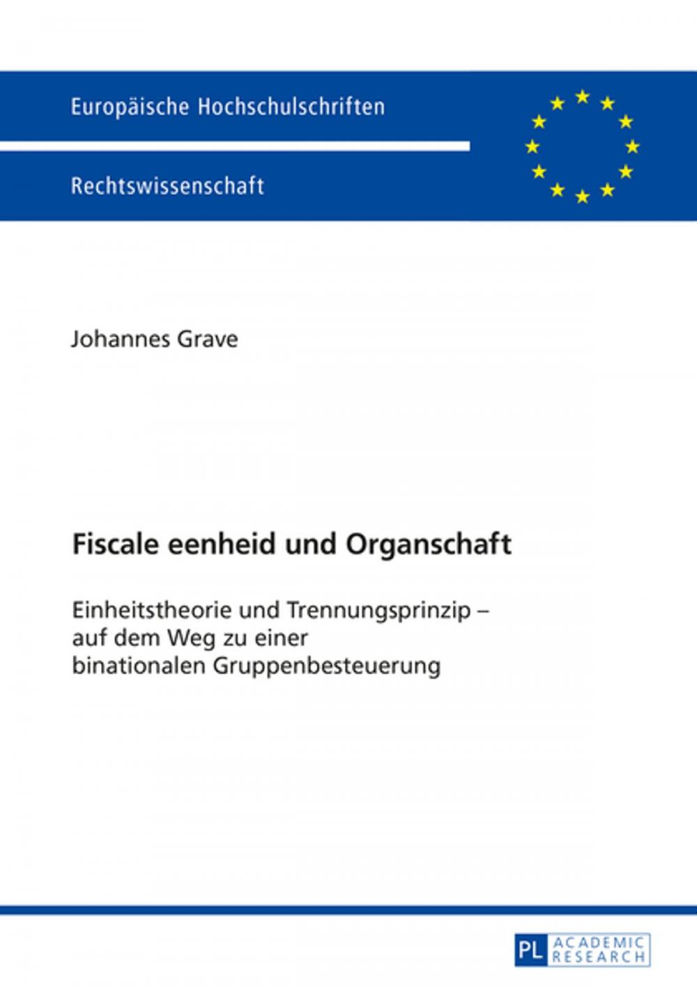 Big bigCover of Fiscale eenheid und Organschaft