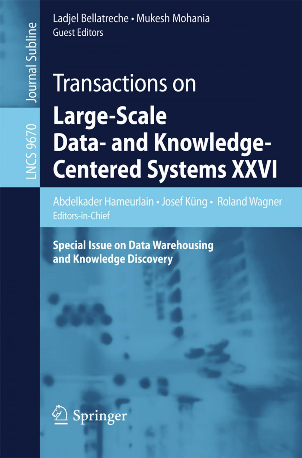 Big bigCover of Transactions on Large-Scale Data- and Knowledge-Centered Systems XXVI