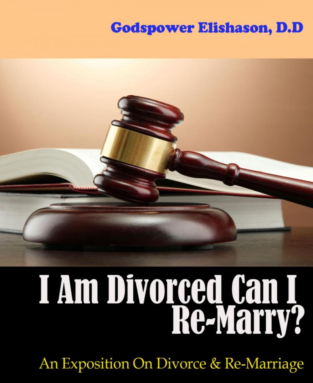 Big bigCover of I Am Divorced Can I Re-Marry?