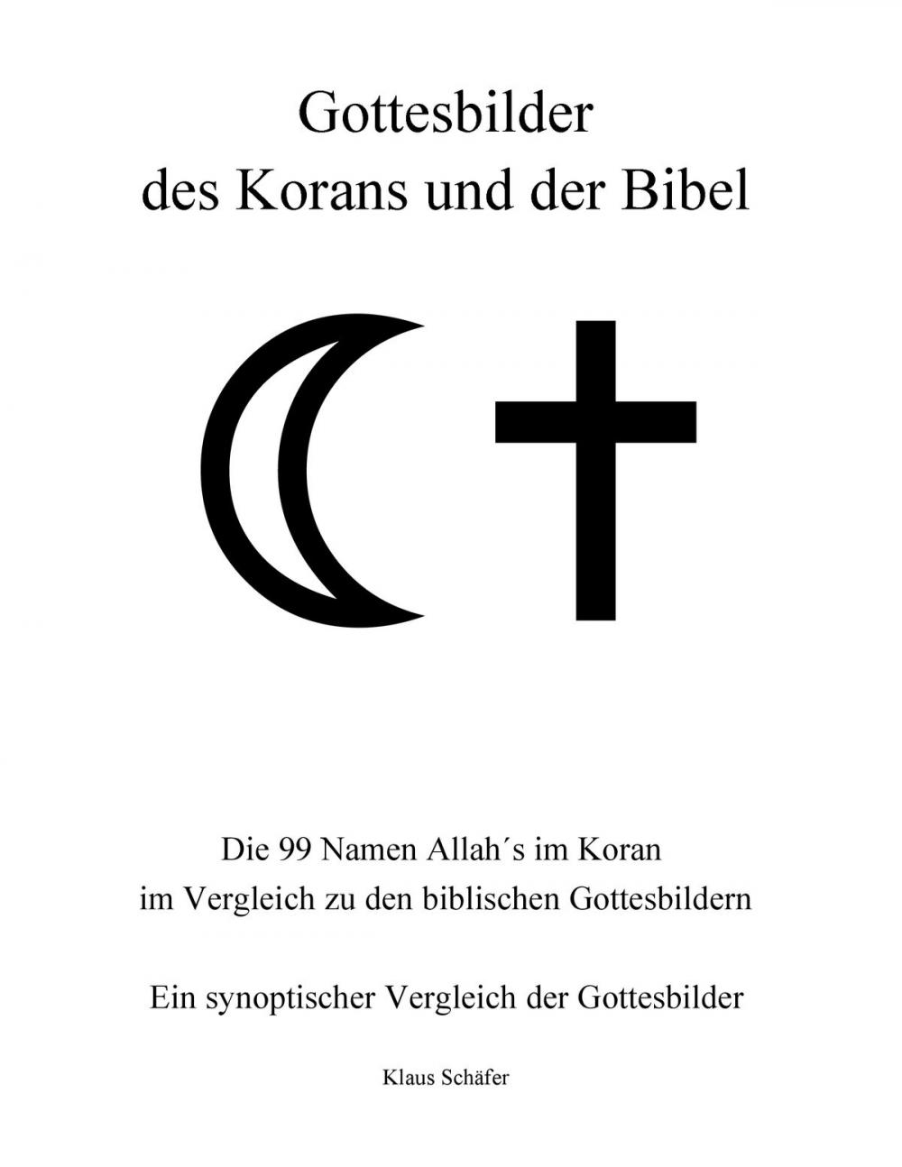 Big bigCover of Gottesbilder des Korans und der Bibel