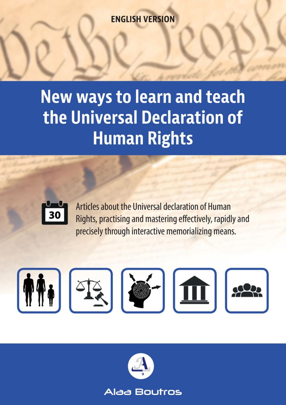 Big bigCover of New Ways to Learn and Teach the Universal Declaration of Human Rights