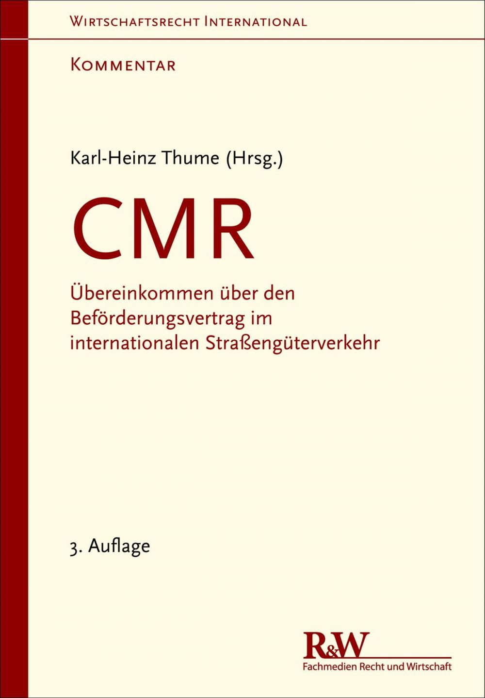 Big bigCover of CMR - Kommentar