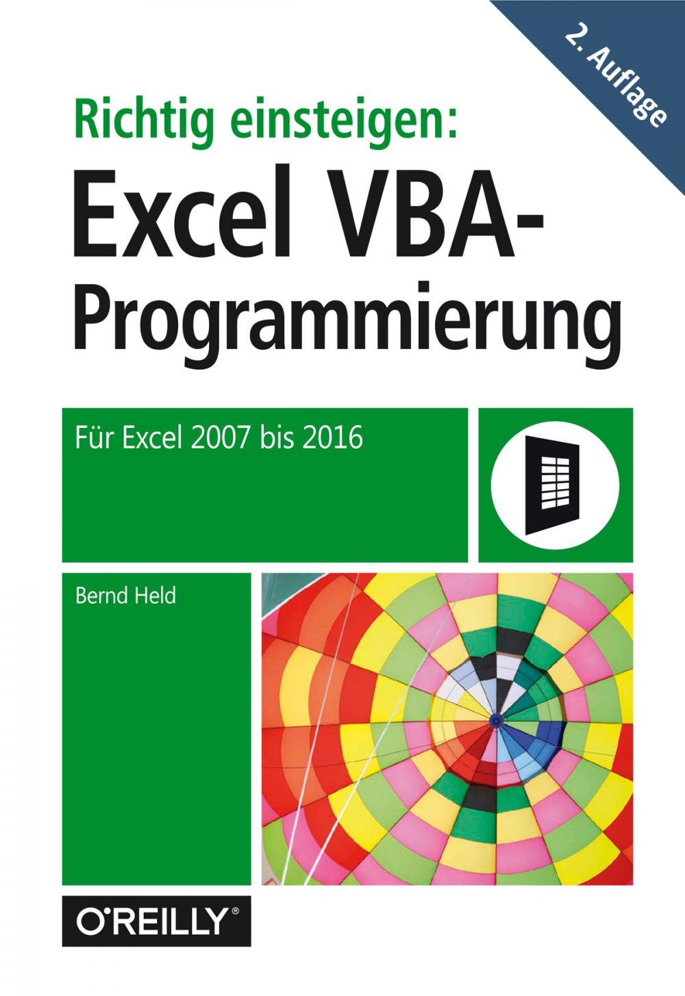 Big bigCover of Richtig einsteigen: Excel VBA-Programmierung