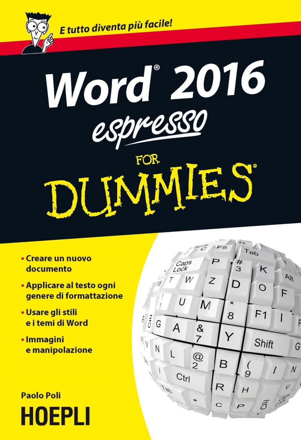 Big bigCover of Word 2016 espresso For Dummies