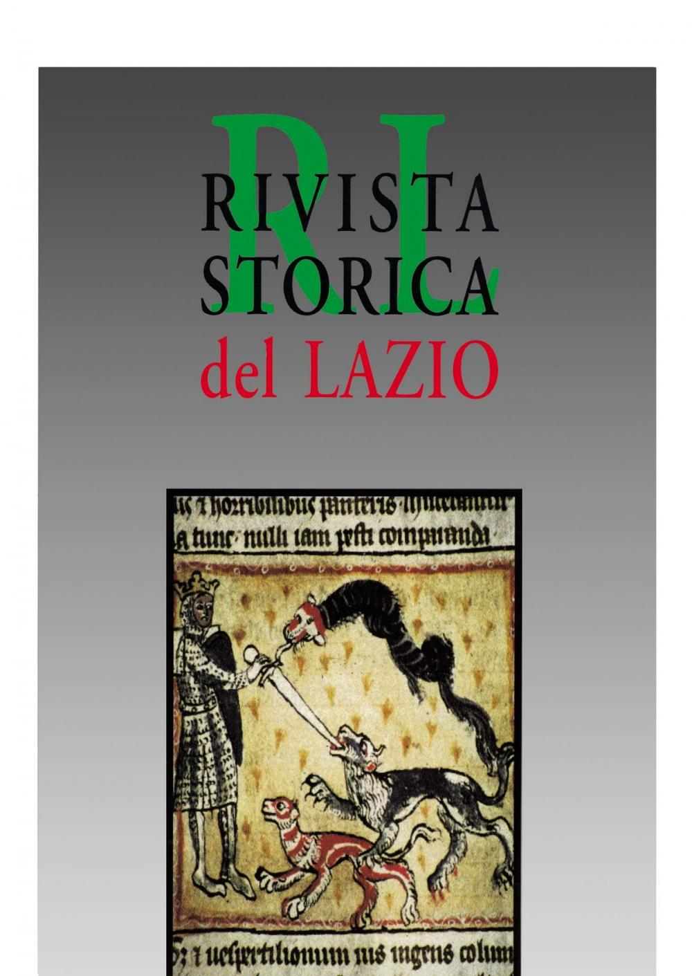 Big bigCover of Rivista Storica del Lazio n. 16/2002