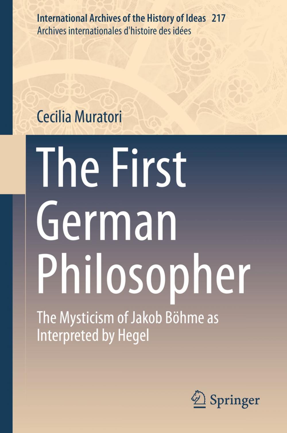 Big bigCover of The First German Philosopher