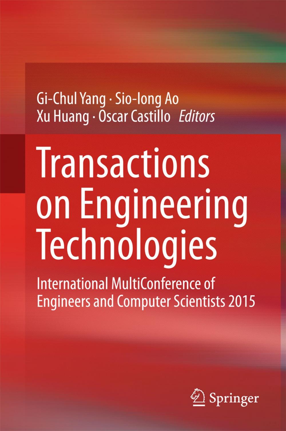 Big bigCover of Transactions on Engineering Technologies