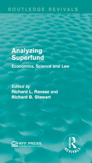Cover of the book Analyzing Superfund by Richard M. Lerner, Jasna Jovanovic