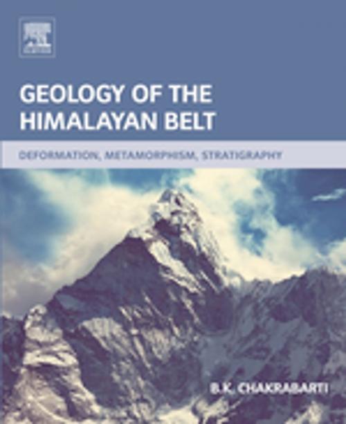 Cover of the book Geology of the Himalayan Belt by B.K. Chakrabarti, Elsevier Science