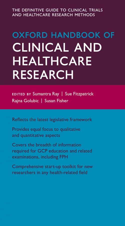 Cover of the book Oxford Handbook of Clinical and Healthcare Research by , OUP Oxford