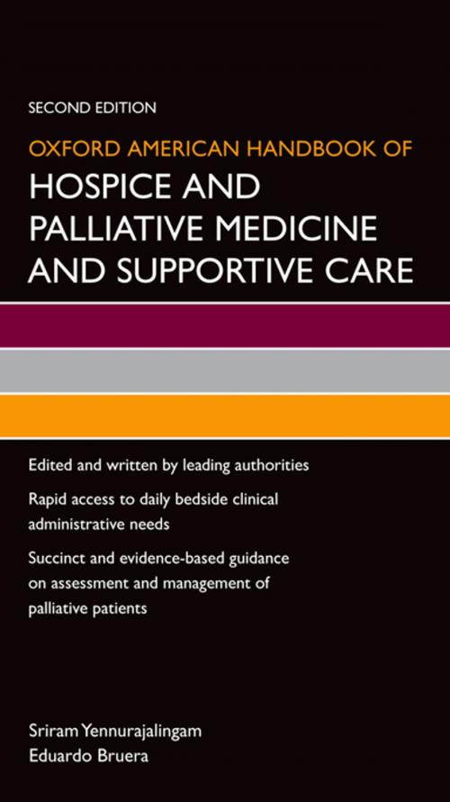 Cover of the book Oxford American Handbook of Hospice and Palliative Medicine and Supportive Care by , Oxford University Press