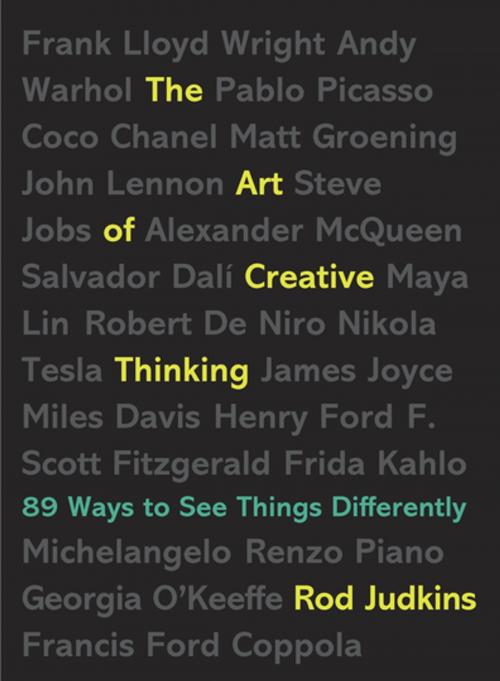 Cover of the book The Art of Creative Thinking by Rod Judkins, Penguin Publishing Group