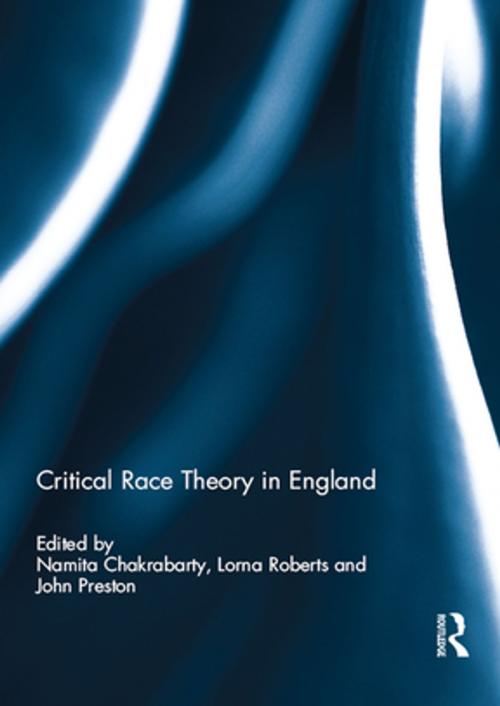 Cover of the book Critical Race Theory in England by , Taylor and Francis